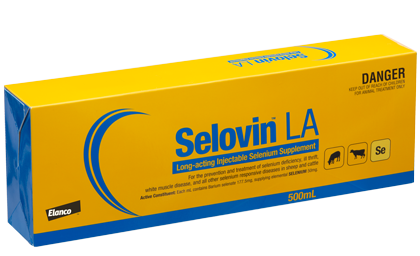 Selovin long-acting selenium injectable