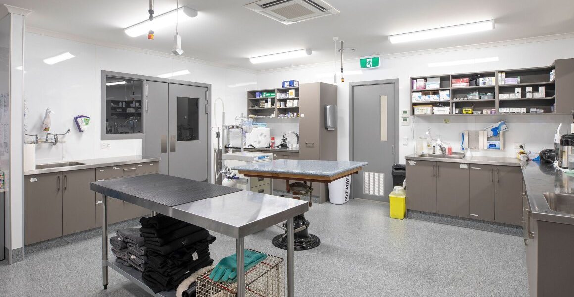 Vetlife Timaru Surgery Prep Shore Construction
